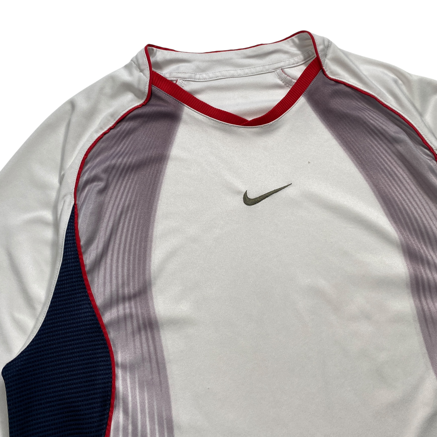 2004 NIKE CENTRE-LOGO PANELLED TEE (M)