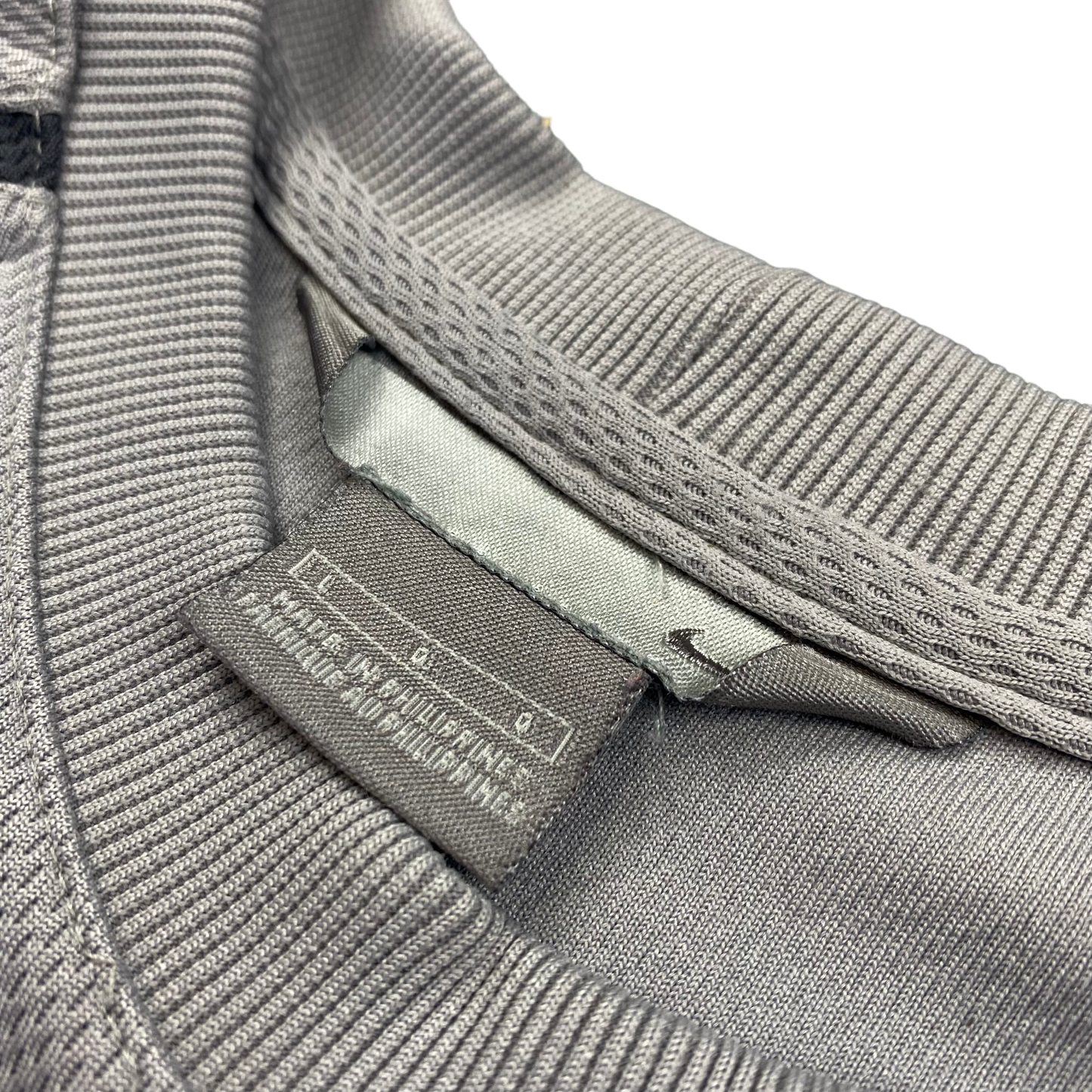 2003 NIKE PANELLED SPELL-OUT GREY TEE (L)