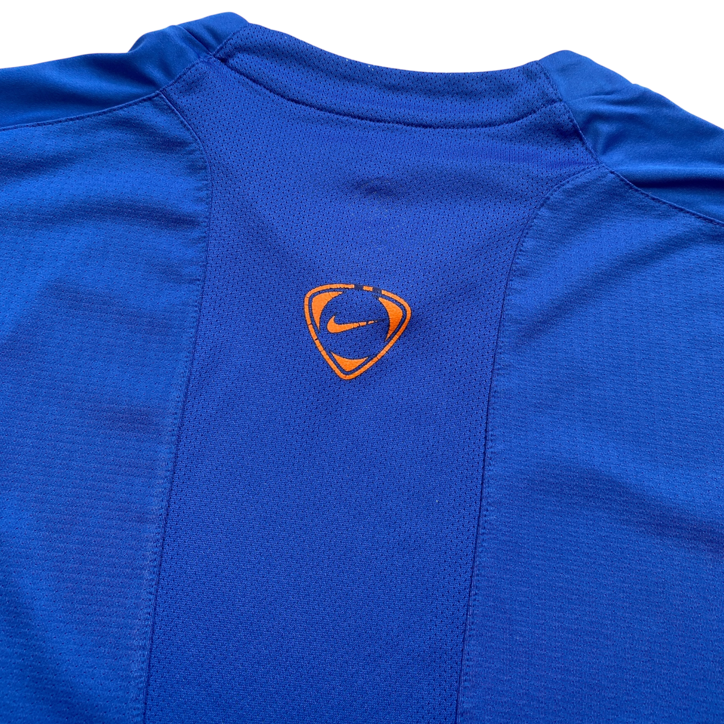 2006 NIKE TOTAL 90 SPIRO TEE ROYAL/ORANGE (L)