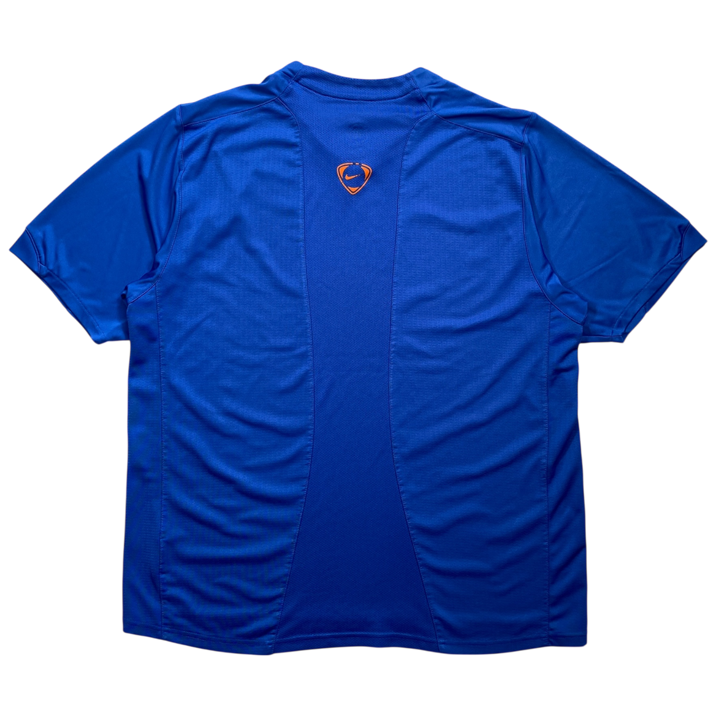 2006 NIKE TOTAL 90 SPIRO TEE ROYAL/ORANGE (L)