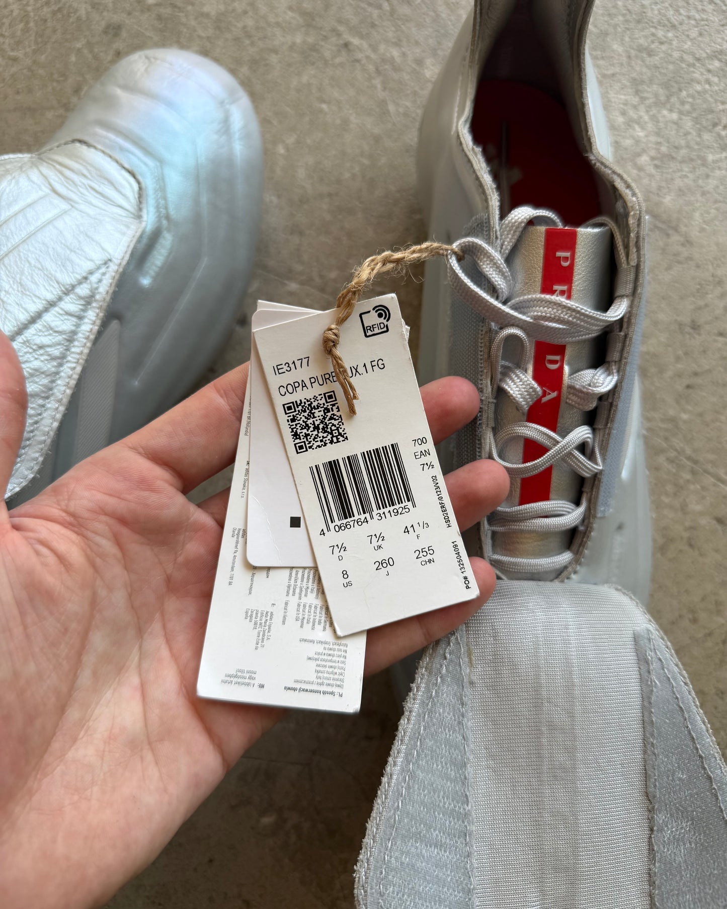 2023 Prada x Adidas Copa Pure Predator Boots (UK7.5)