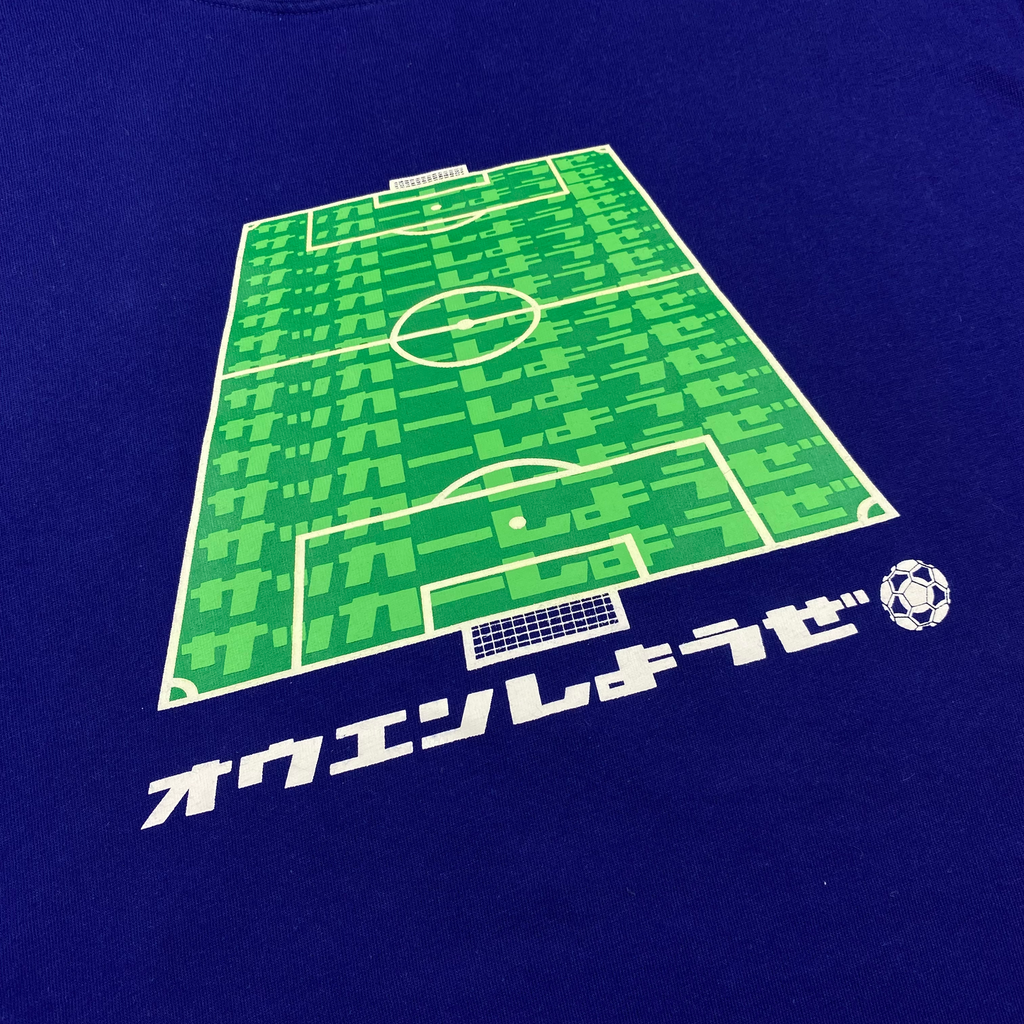 2000'S JAPAN ADIDAS GRAPHIC FOOTBALL TEE (L)