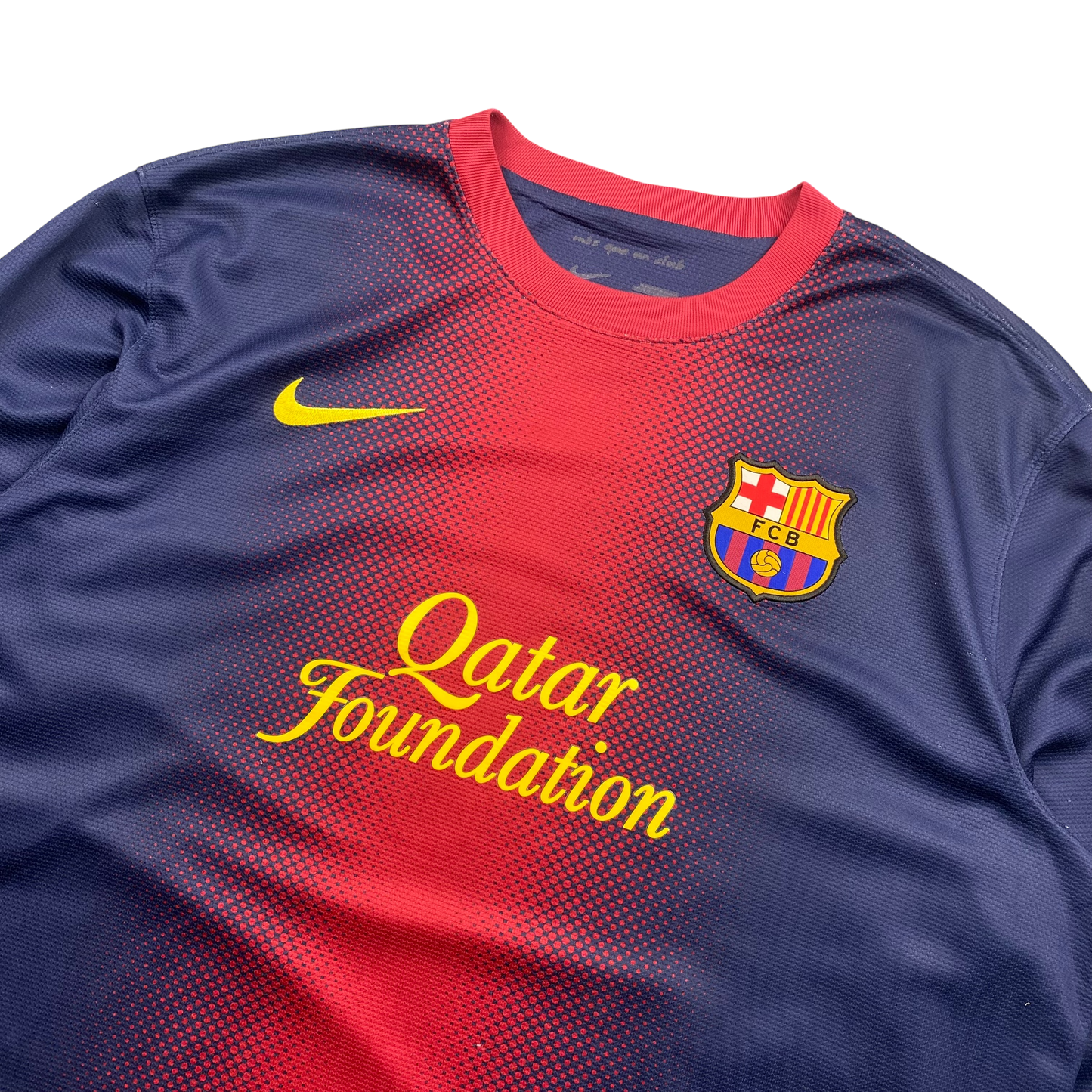 2012/13 BARCELONA HOME GRADIENT LONGSLEEVE TOP (XL)