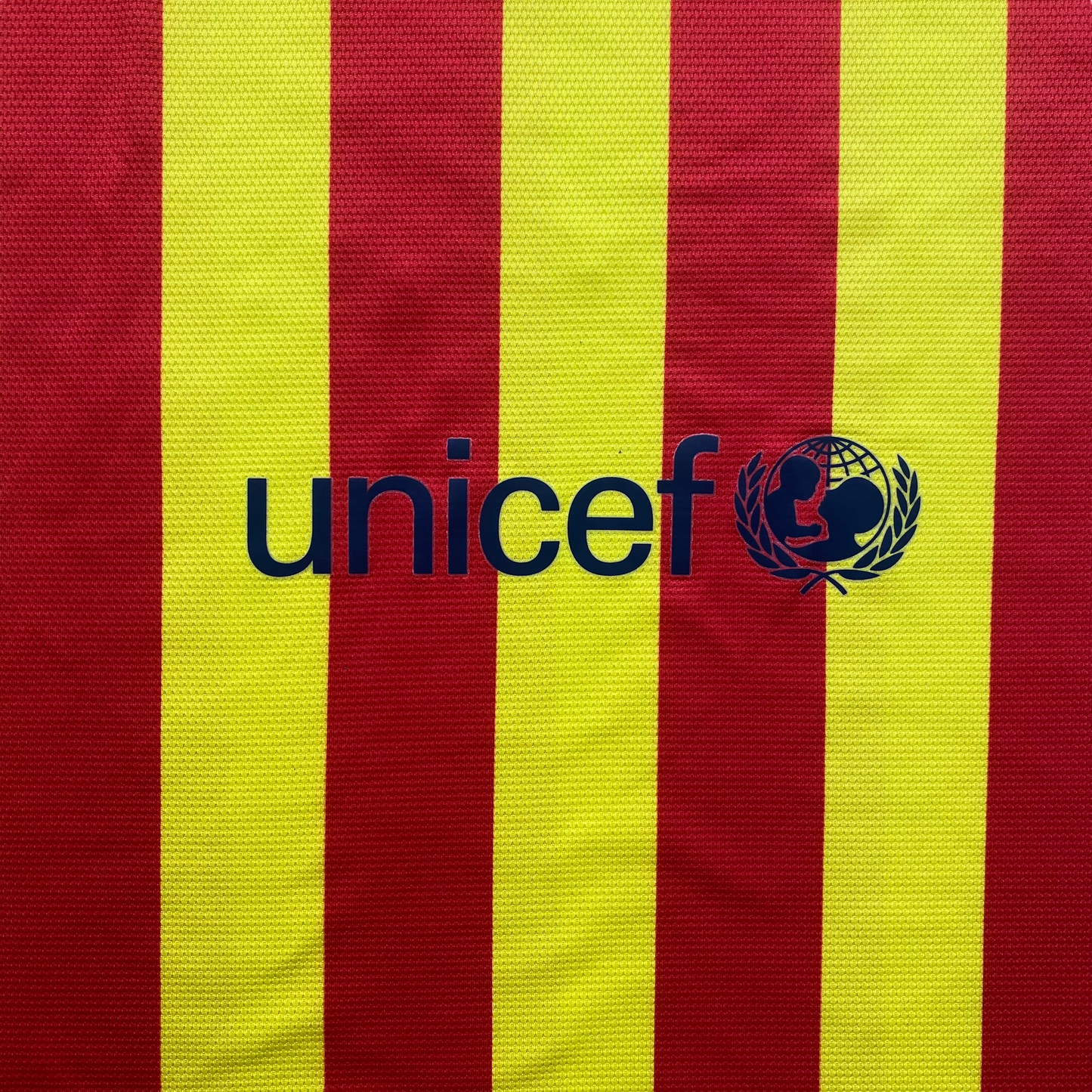 2014 BARCELONA NIKE STRIPED FOURTH TOP (XL)