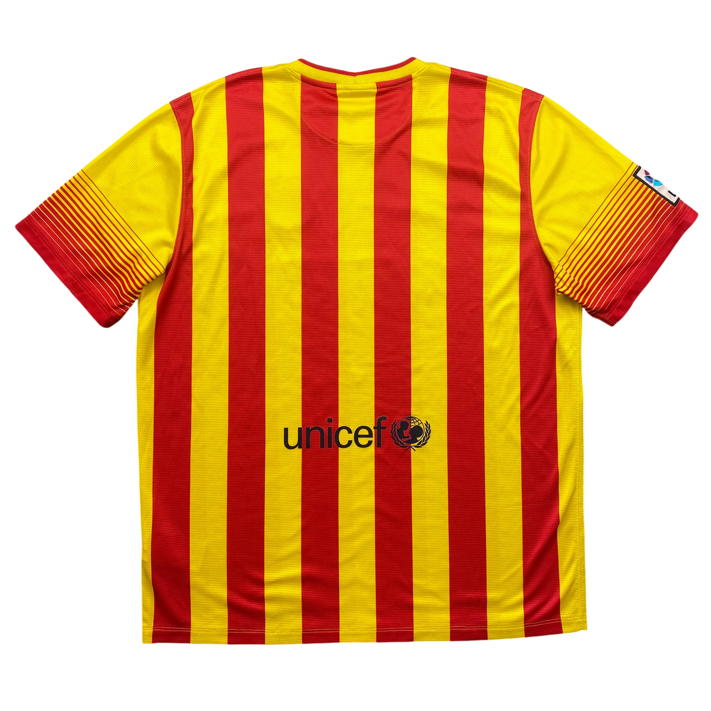 2014 BARCELONA NIKE STRIPED FOURTH TOP (XL)