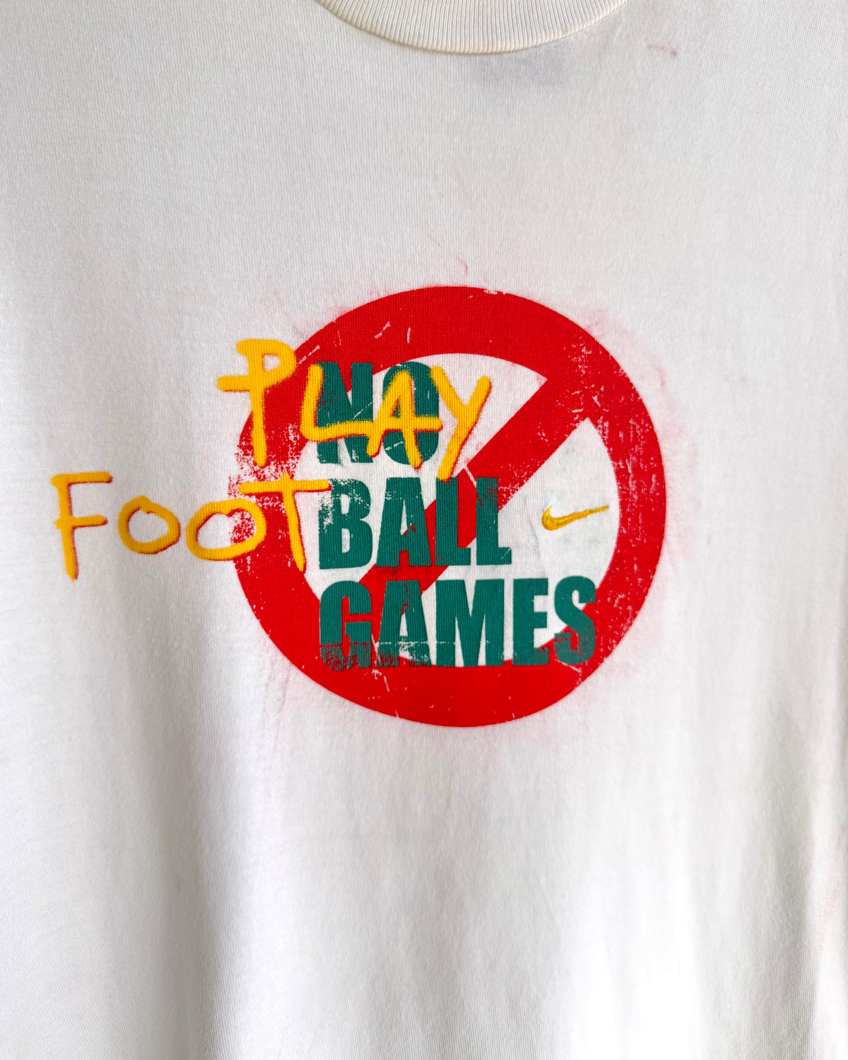 2006 Nike ‘Play Football Games’ Graphic Tee (S)