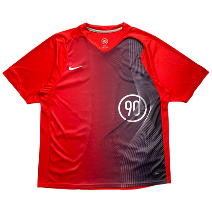 2006 NIKE TOTAL 90 SPIRO TEE RED (M)