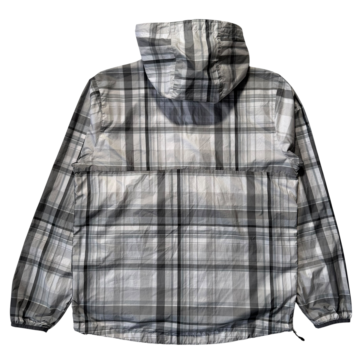 2011 NIKE GREYSCALE PLAID PULLOVER JACKET