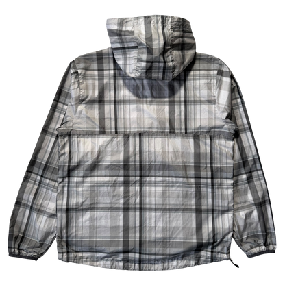 2011 NIKE GREYSCALE PLAID PULLOVER JACKET