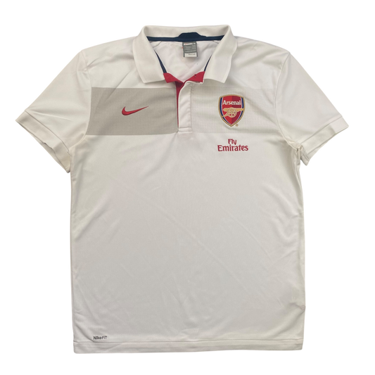 EARLY 2000s NIKE ARSENAL DIGI POLO TOP (L)