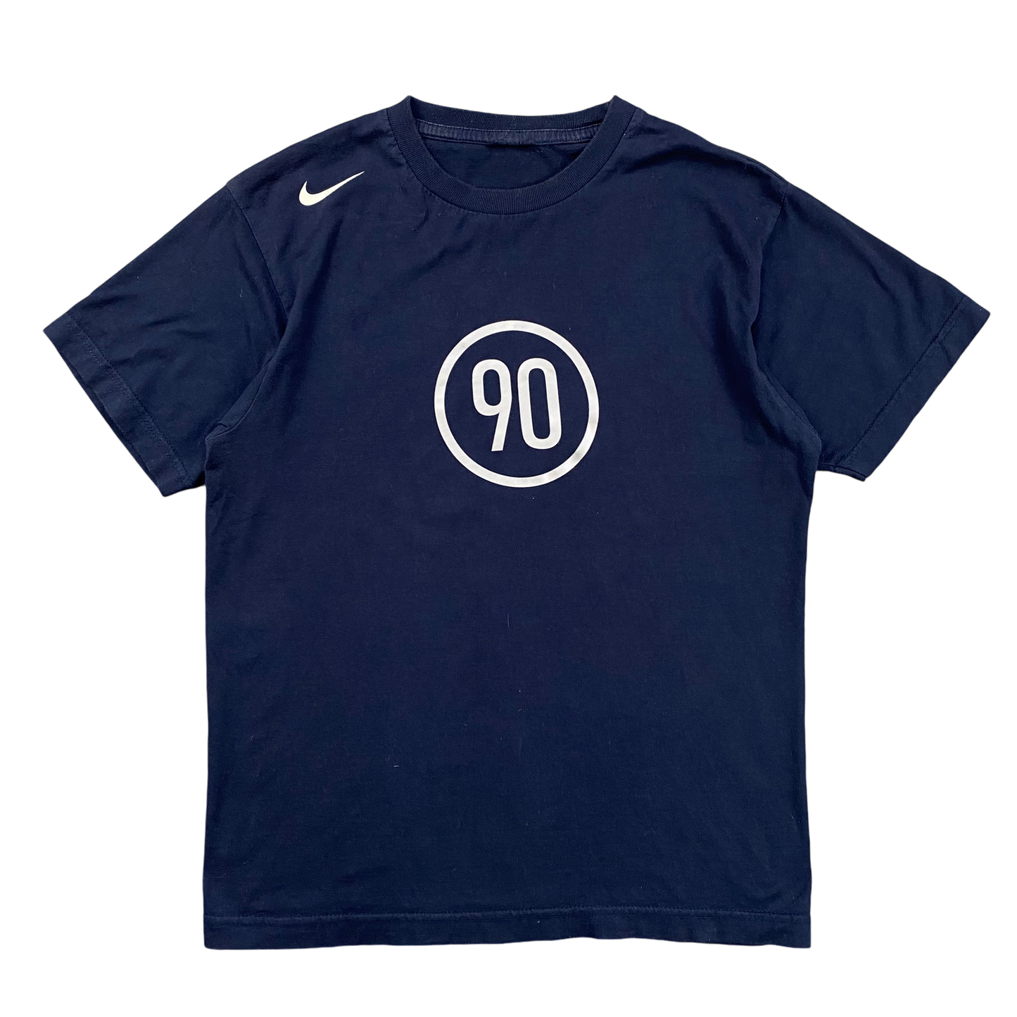 NIKE TOTAL 90 NAVY/SILVER TEE (S)