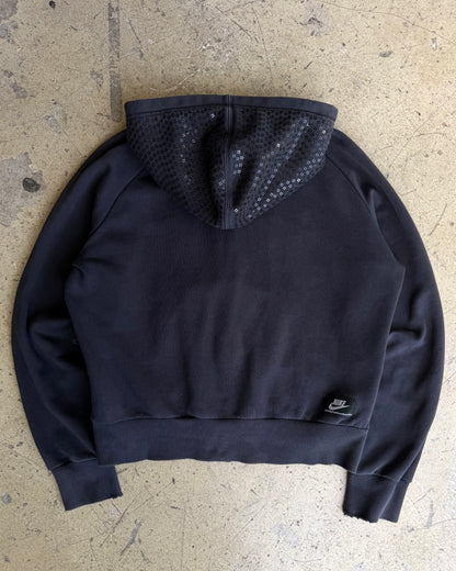2009 Nike Black Sequin Hoodie (M)