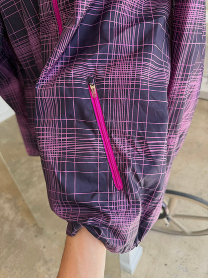 2012 Nike Plaid Lightweight Purple Jacket (M/L)