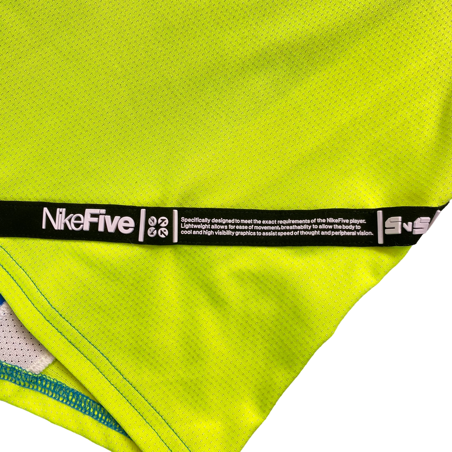 2006 NIKE ‘FIVE’ PANELLED VOLT GREEN TEE (M)