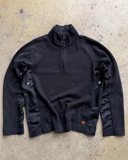 2000’s Hugo Boss Contrast Panel Half-Zip Top (L)