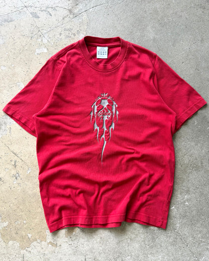 2004 Adidas Embossed Football Graphic Tee (S/M)