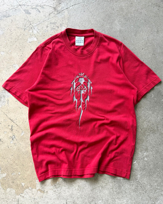 2004 Adidas Embossed Football Graphic Tee (S/M)