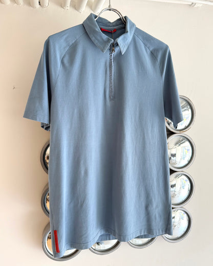 2009 Prada Sport Stash-Pocket Polo Top (M)