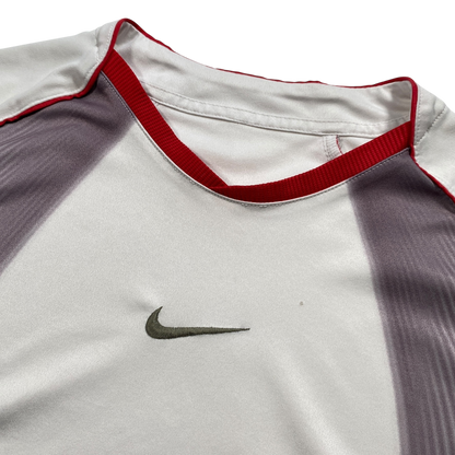 2004 NIKE CENTRE-LOGO PANELLED TEE (M)