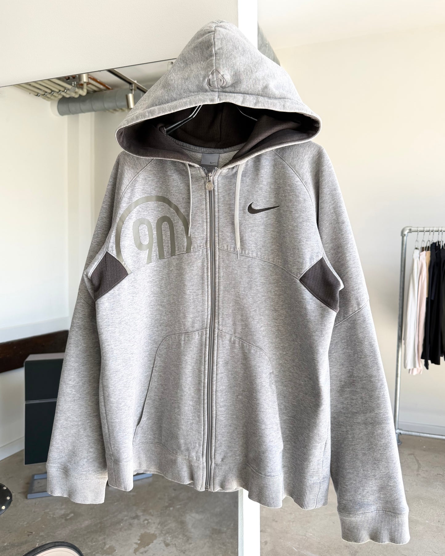 2006 Nike Total90 Tonal Panelled Hoodie (L)