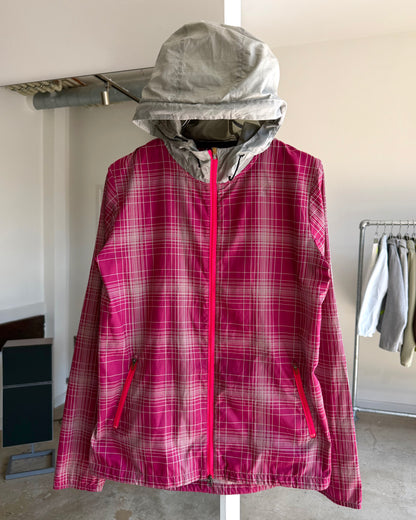 Nike pink plaid + Nike orange felt