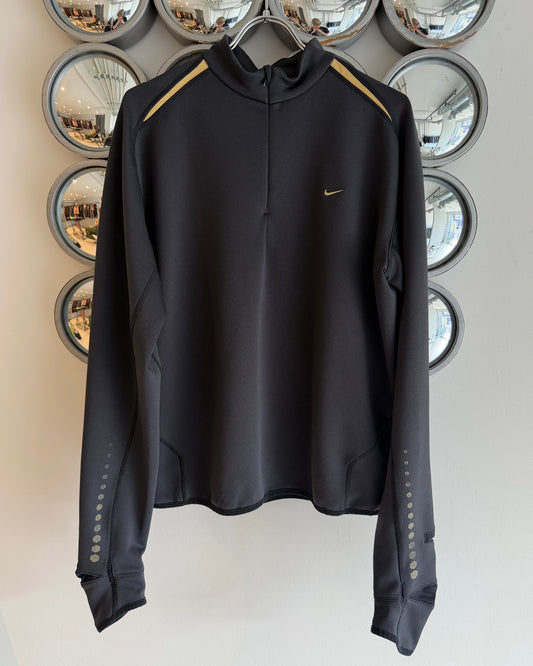 2005 Nike Panelled Black/Gold Longsleeve (L)