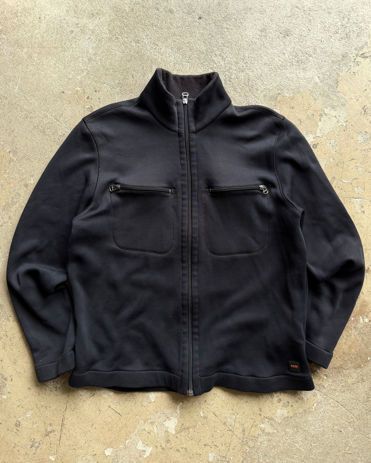 2000’s Hugo Boss Heavy-Mesh Track Jacket (L)