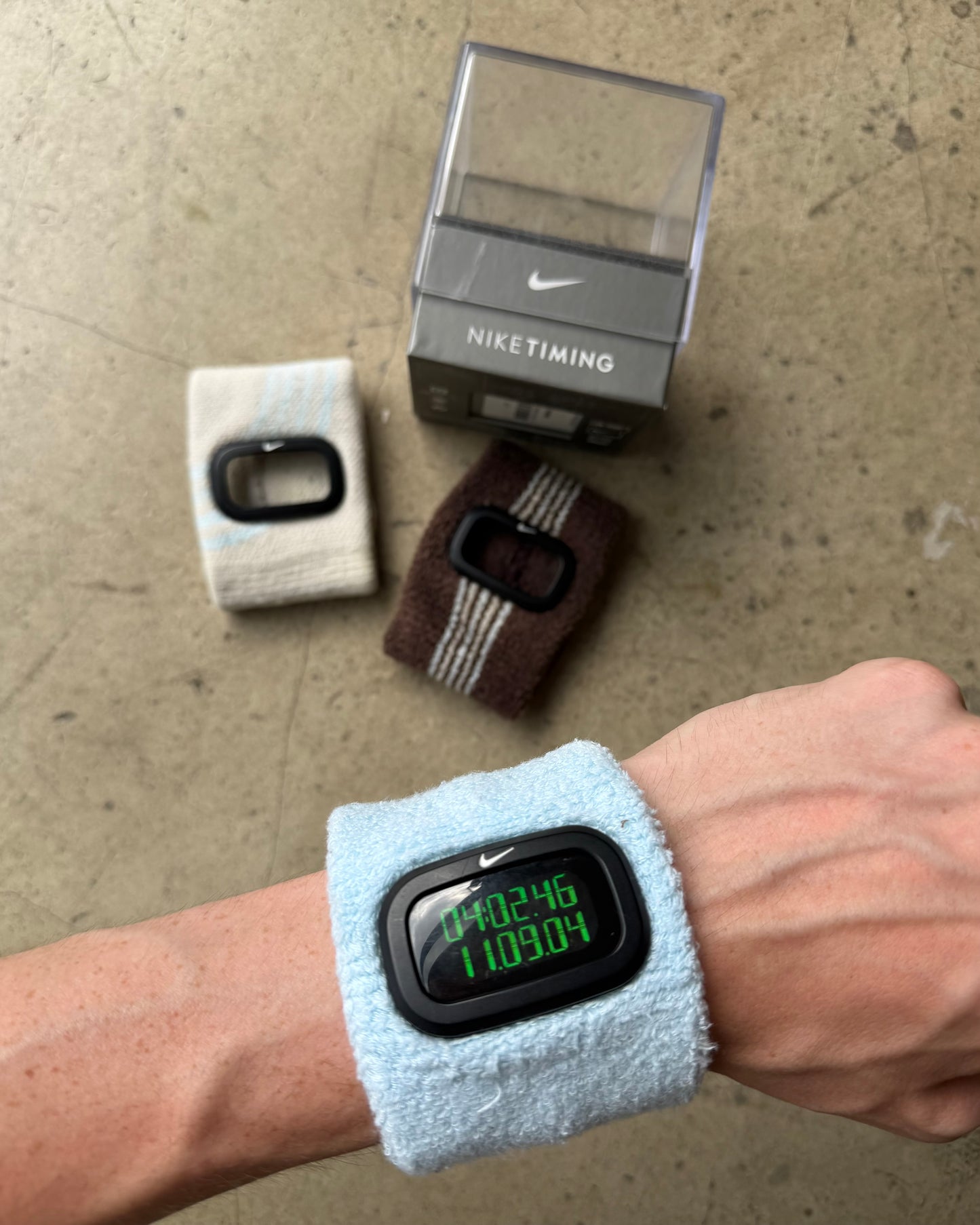 2004 Nike Digital Training Sweatband Watches