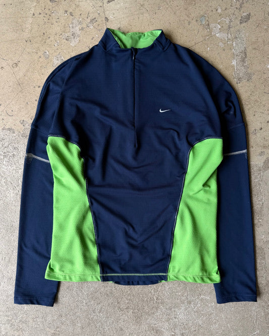 Early 2000’s Nike Panelled Half-Zip Top (S)