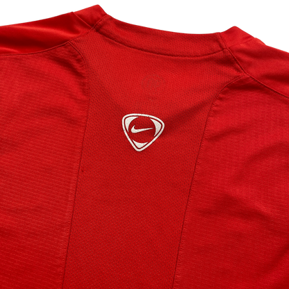 2006 NIKE TOTAL 90 SPIRO TEE RED (M)
