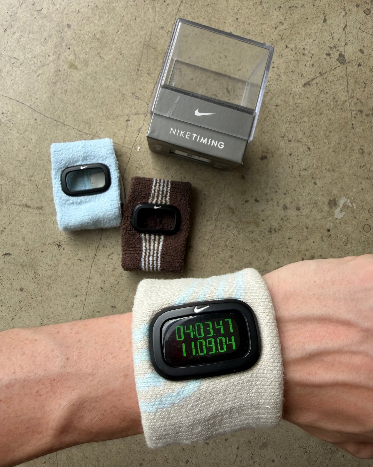 2004 Nike Digital Training Sweatband Watches