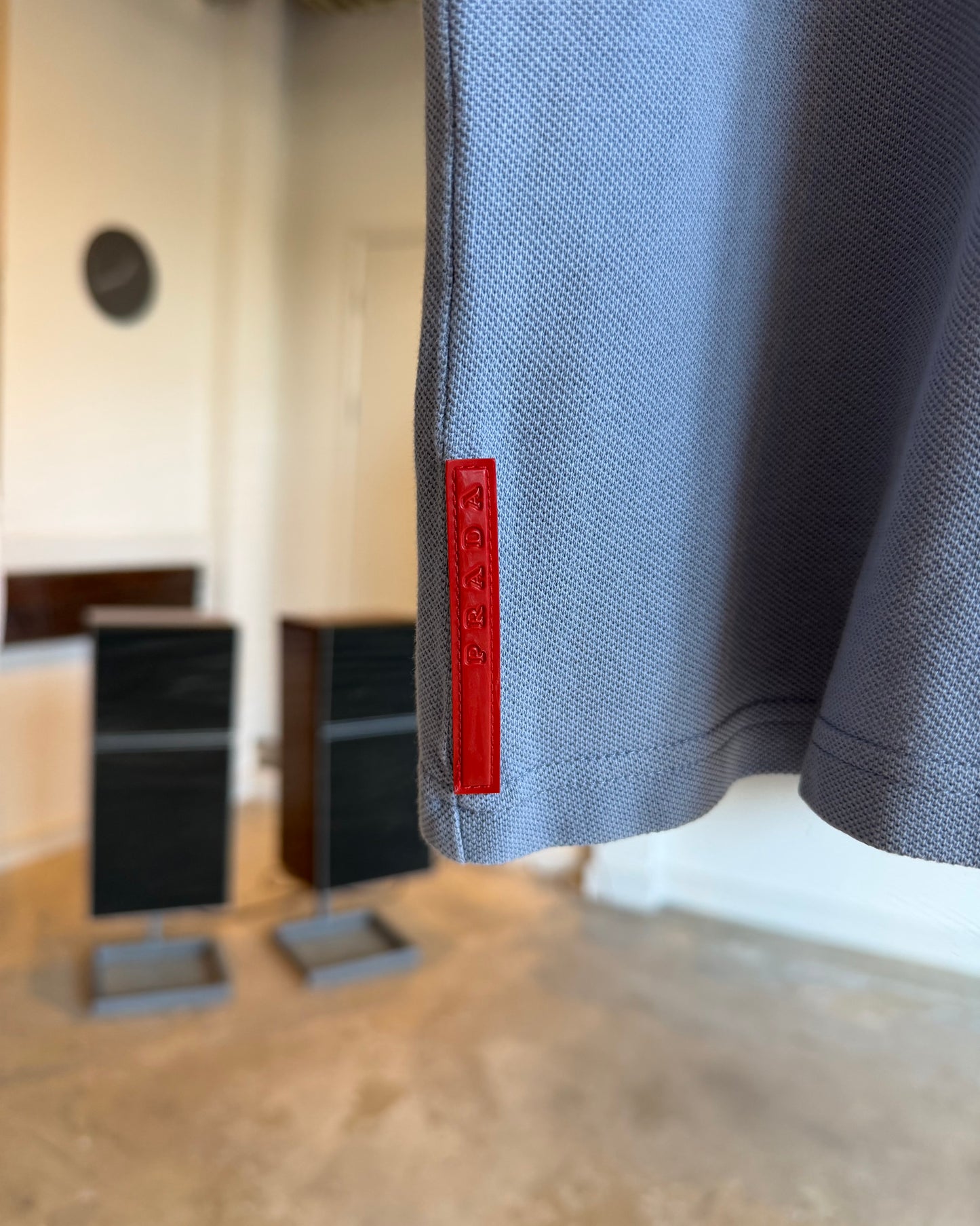 2008 Prada Sport Chest-Pocket Polo Top (M)