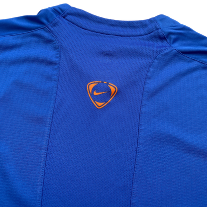 2006 NIKE TOTAL 90 SPIRO TEE ROYAL/ORANGE (L)