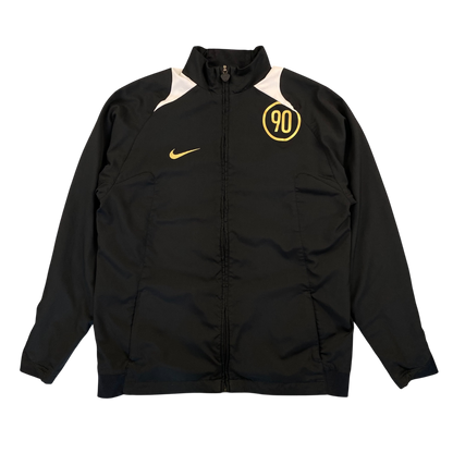 2005 NIKE TOTAL 90 BLACK/GOLD TRACK JACKET (FITS S)