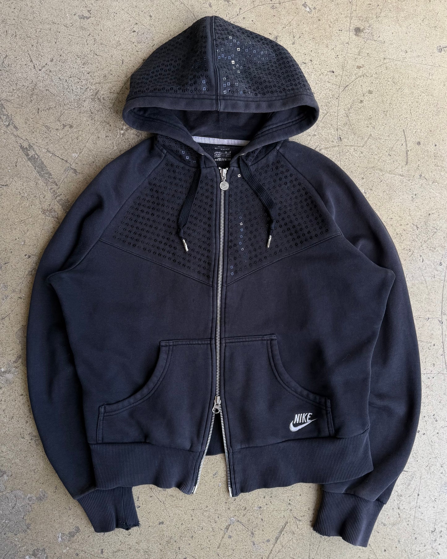 2009 Nike Black Sequin Hoodie (M)