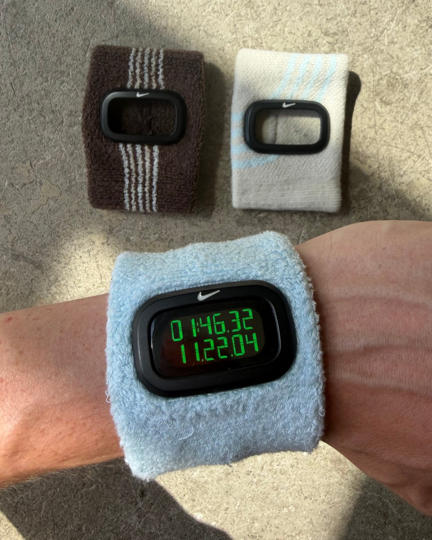 2004 Nike Digital Training Sweatband Watches