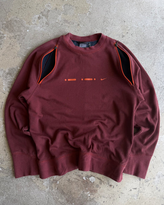 2001 Nike Morse Code Zip-Ventilated Jumper (M)