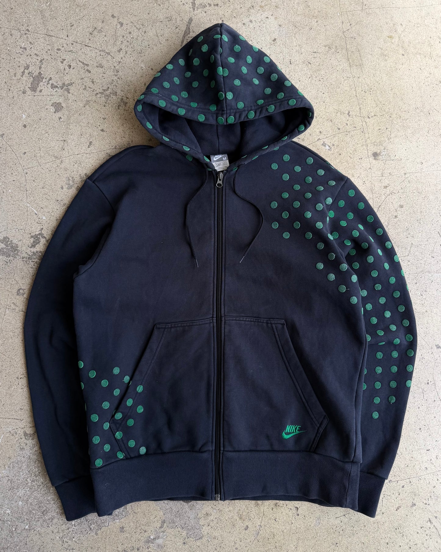 2007 Nike ‘Polka’ Felt Black Hoodie (M)