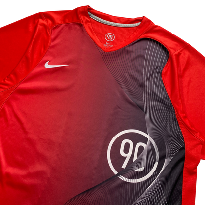2006 NIKE TOTAL 90 SPIRO TEE RED (M)