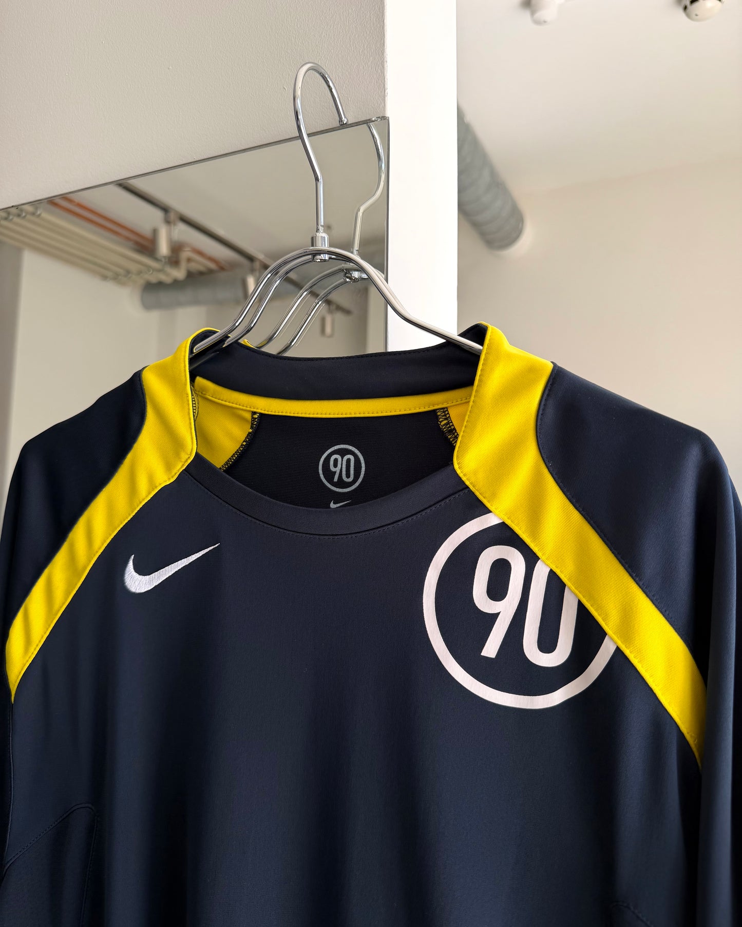 2005 Nike Total90 Panelled Sports Tee (M)