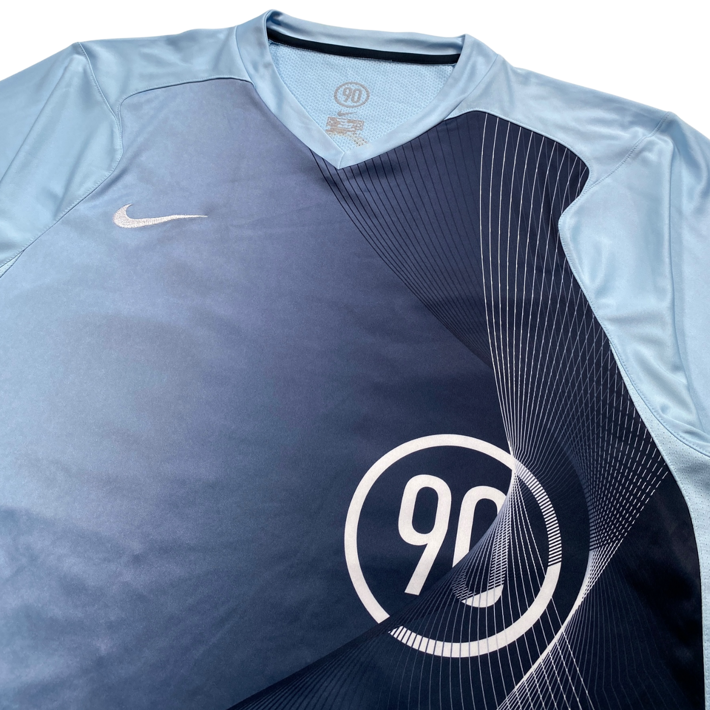 2006 NIKE TOTAL 90 SPIRO TEE BABY BLUE (L)