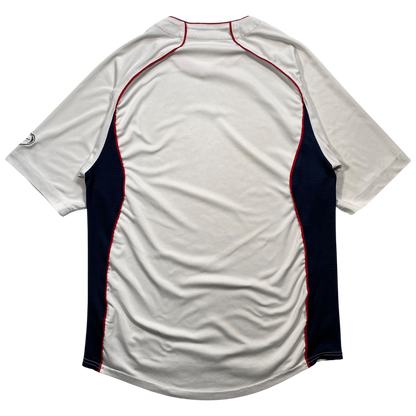 2004 NIKE CENTRE-LOGO PANELLED TEE (M)