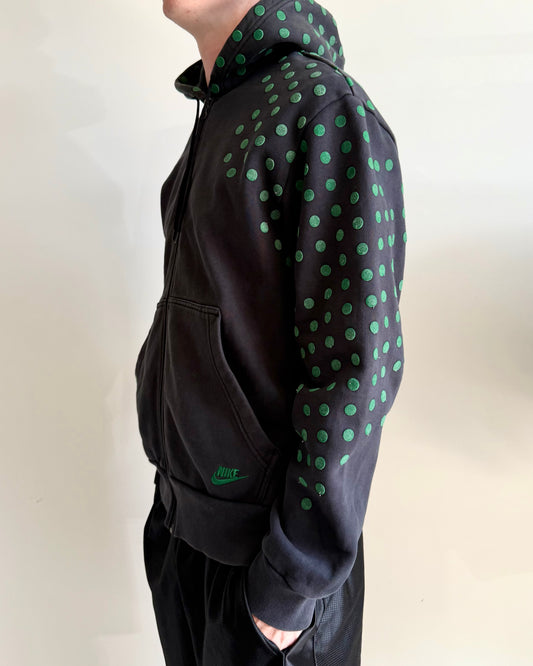 2007 Nike ‘Polka’ Felt Black Hoodie (M)