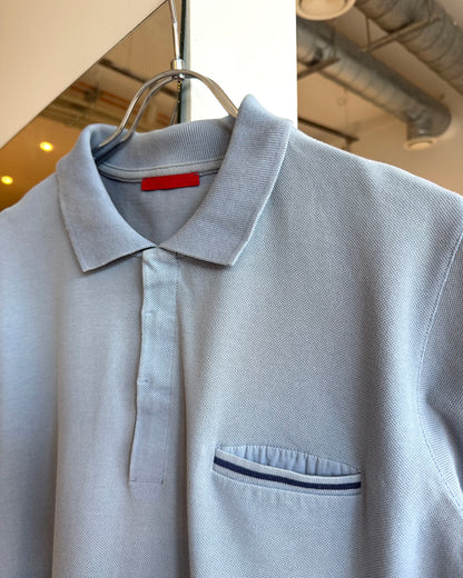 2008 Prada Sport Chest-Pocket Polo Top (M)