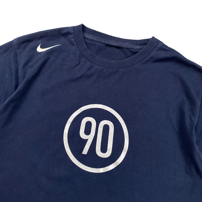 NIKE TOTAL 90 NAVY/SILVER TEE (S)