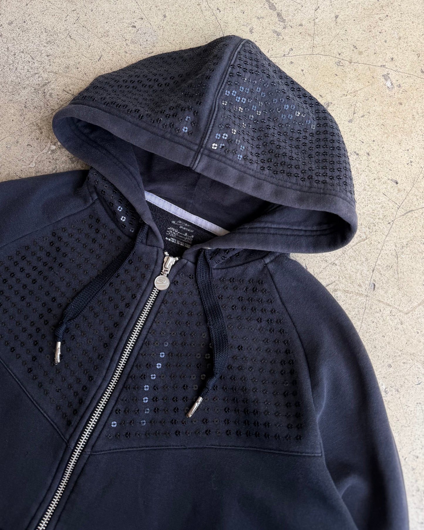2009 Nike Black Sequin Hoodie (M)