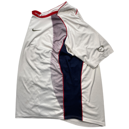 2004 NIKE CENTRE-LOGO PANELLED TEE (M)
