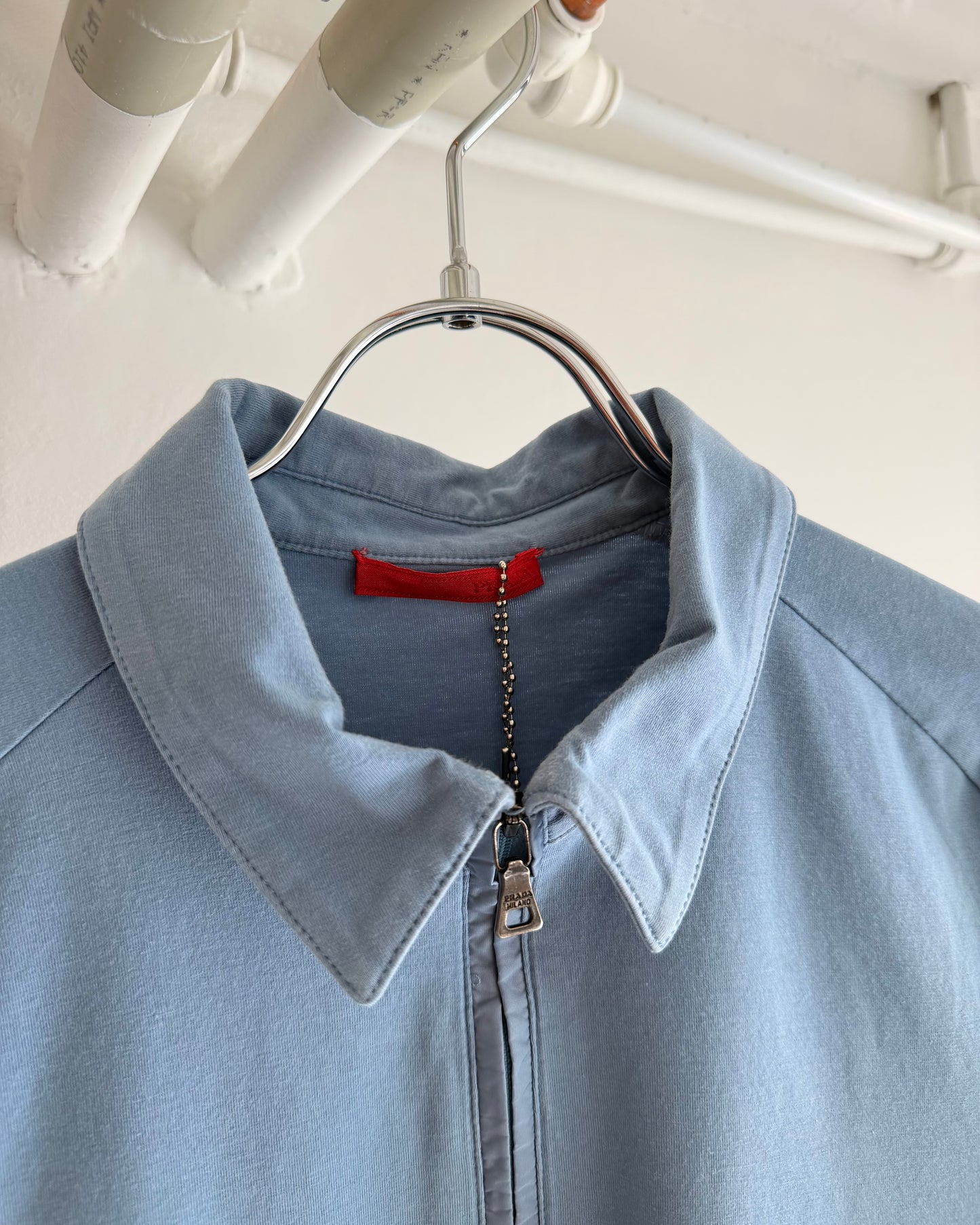 2009 Prada Sport Stash-Pocket Polo Top (M)