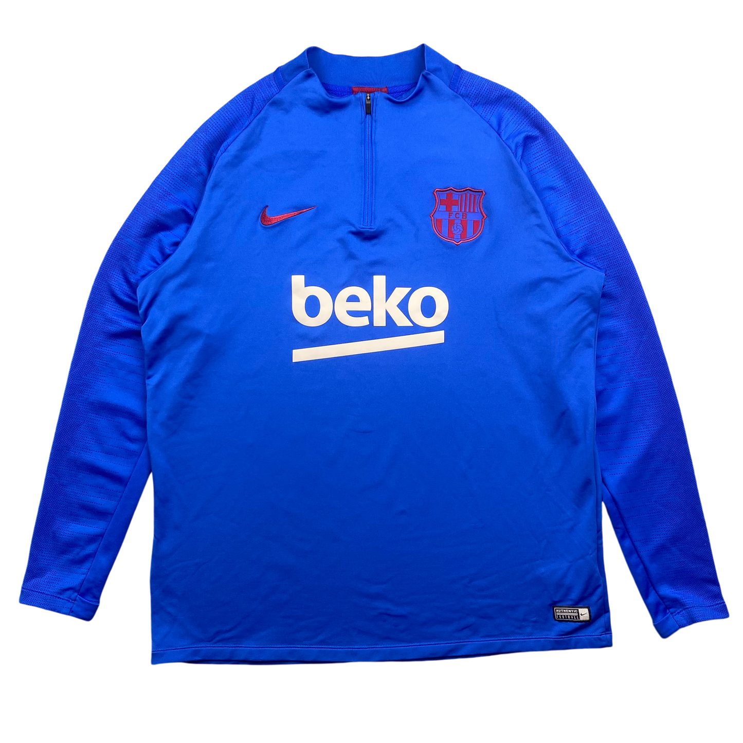 2019 BARCELONA TRAINING HALF-ZIP JUMPER (L/XL)