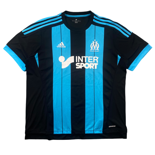 2015/16 MARSEILLE ADIDAS STRIPED TOP (XL)